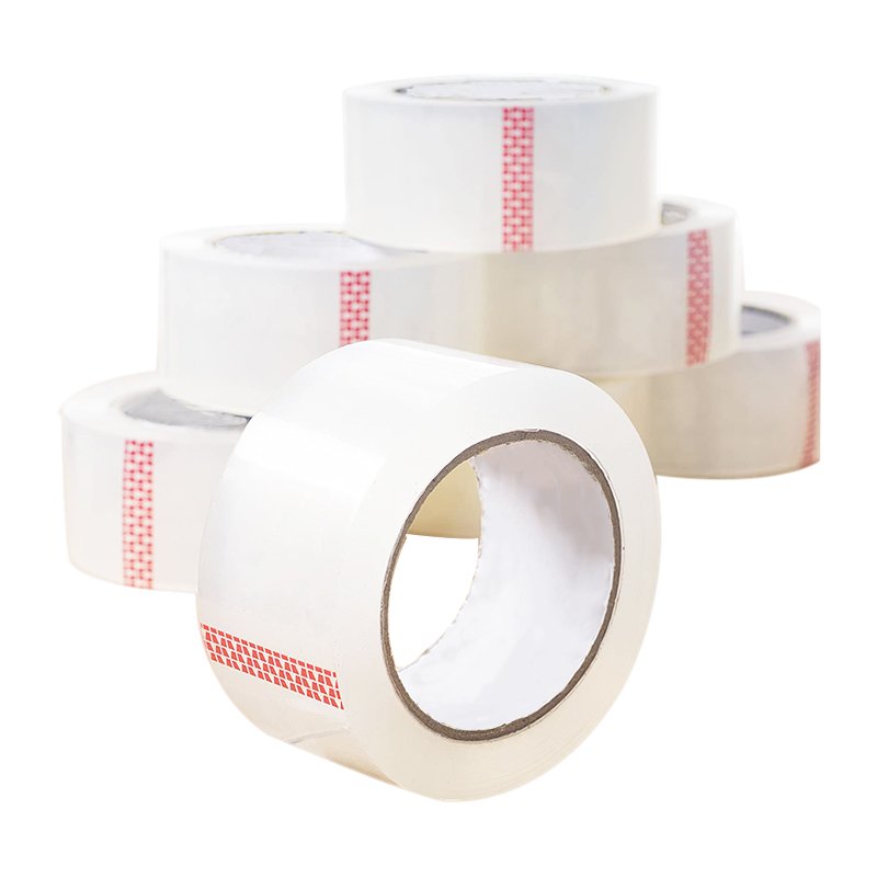 Factory Packing OPP Carton Sealing Yellowish Transparent BOPP Sticky Packing Box Package Clear Adhesive Tape