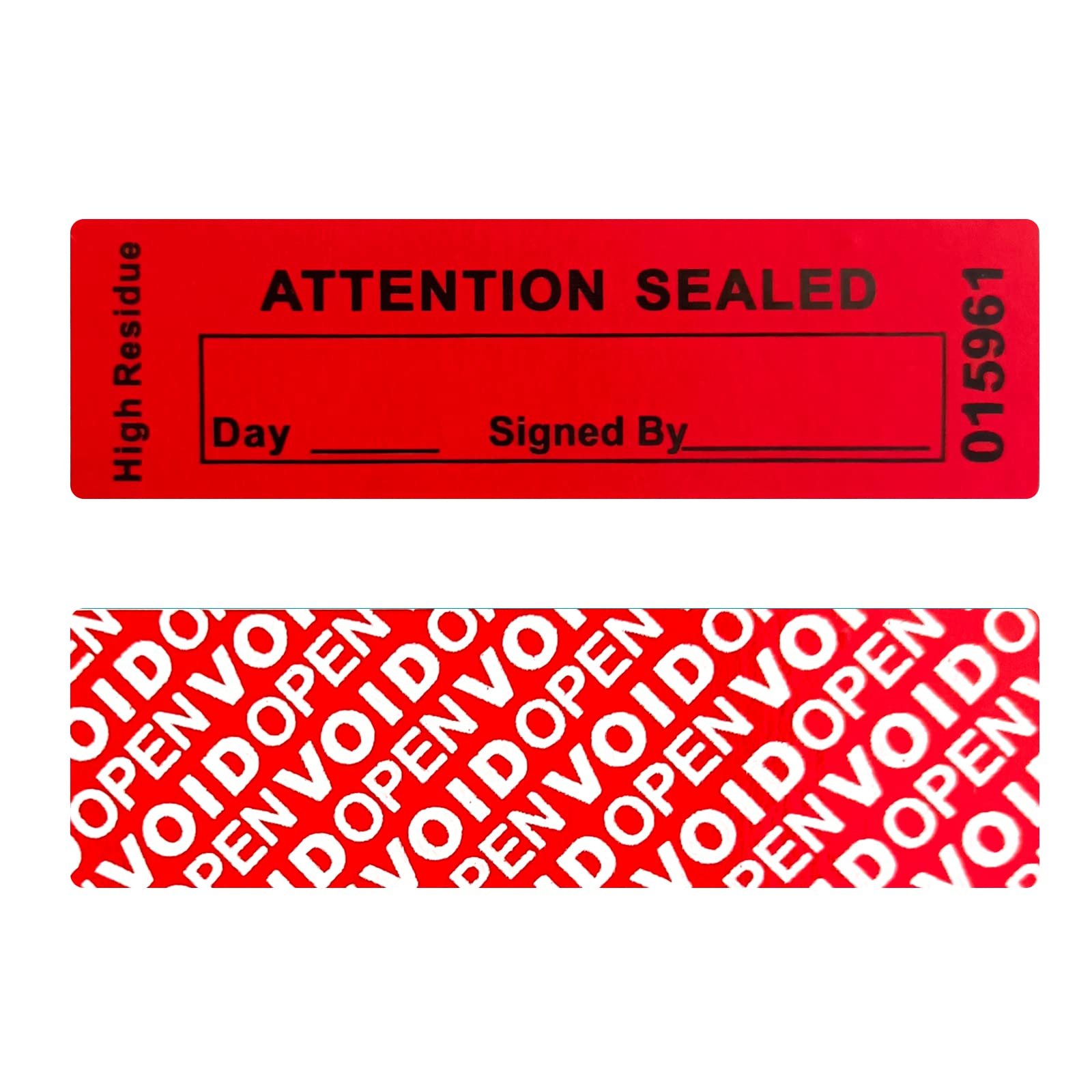 Vinyl Security Open Void Tamper Proof Label Sticker Printing Adhesive Custom Warranty Seal Sticker