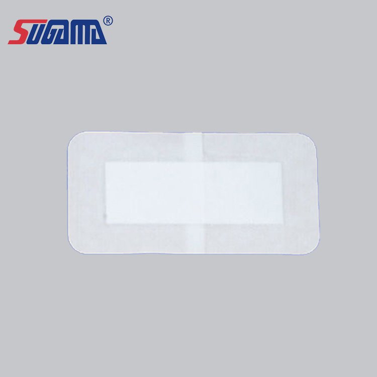 sugama brand adhesive medical transparent wound dressing with sponge