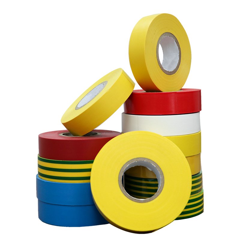 High Voltage Adhesive Cable Insulation Rubber Electric Fire Resistance Electrical Black Plastic Pvc Tape