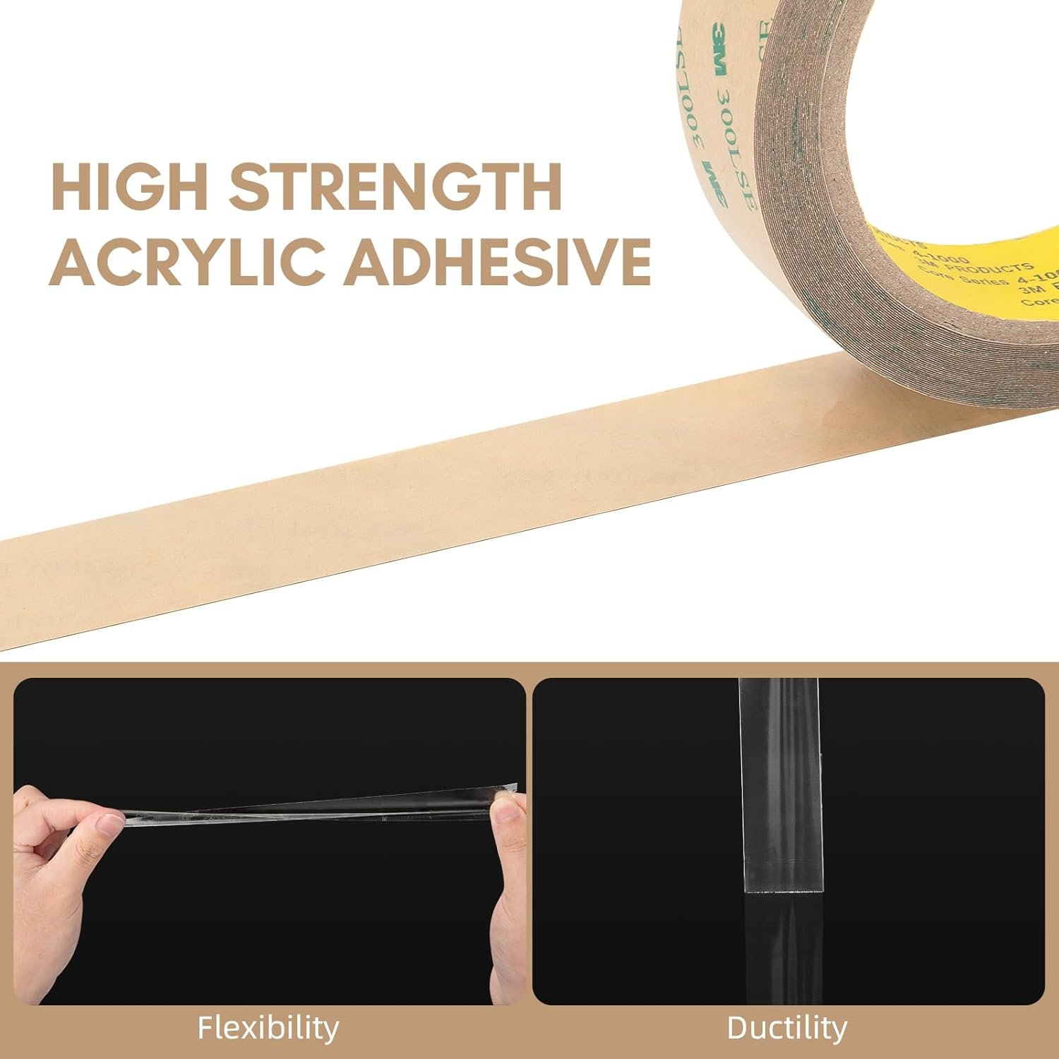 3M 9495le PETAdhesive Transfer Tape Double Coated Polyester Tape Roll with 300LSE Laminating Adhesive