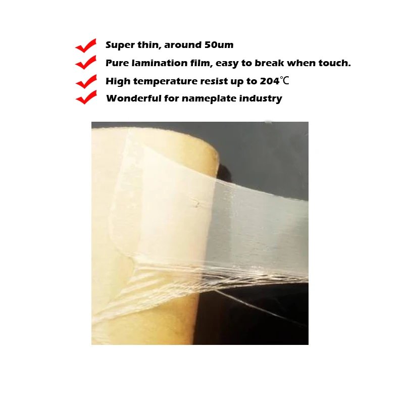 3M 9495le PETAdhesive Transfer Tape Double Coated Polyester Tape Roll with 300LSE Laminating Adhesive