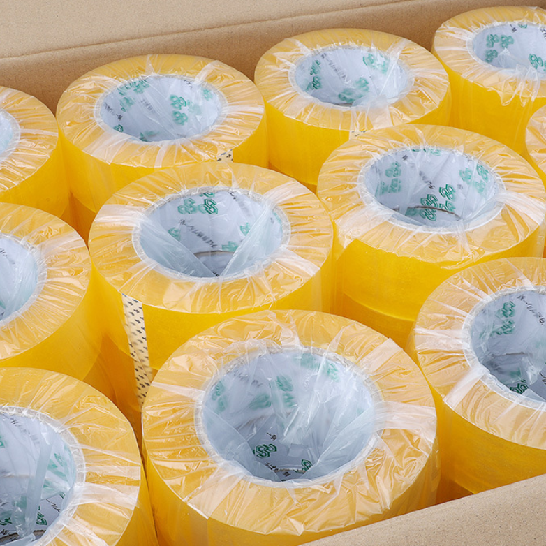 60mm*200m And Various Sizes Loge In Stock price bopp adhesive tape jumbo rolls super clear packaging tapes