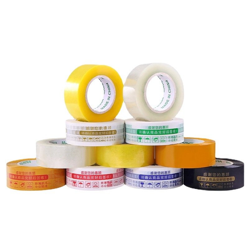60mm*200m And Various Sizes Loge In Stock price bopp adhesive tape jumbo rolls super clear packaging tapes