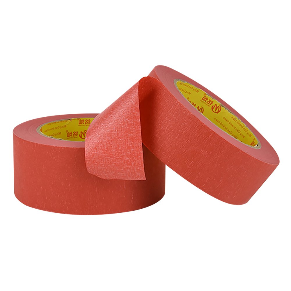 Crepe Paper Adhesive Waterproof Colorful Masking Tape 2 Inches Crepe Paper Painters Masking Tape For Wood Painting