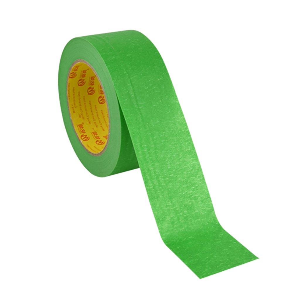 Crepe Paper Adhesive Waterproof Colorful Masking Tape 2 Inches Crepe Paper Painters Masking Tape For Wood Painting