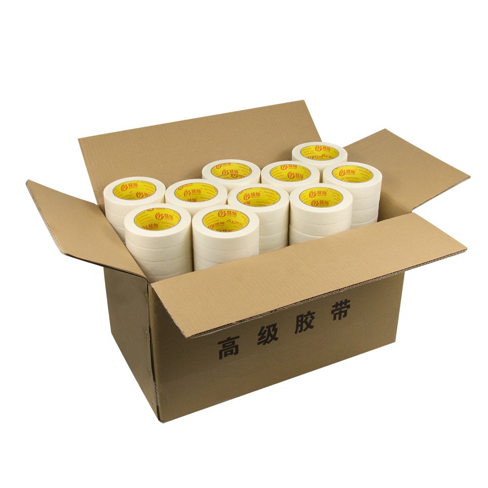 Crepe Paper Adhesive Waterproof Colorful Masking Tape 2 Inches Crepe Paper Painters Masking Tape For Wood Painting
