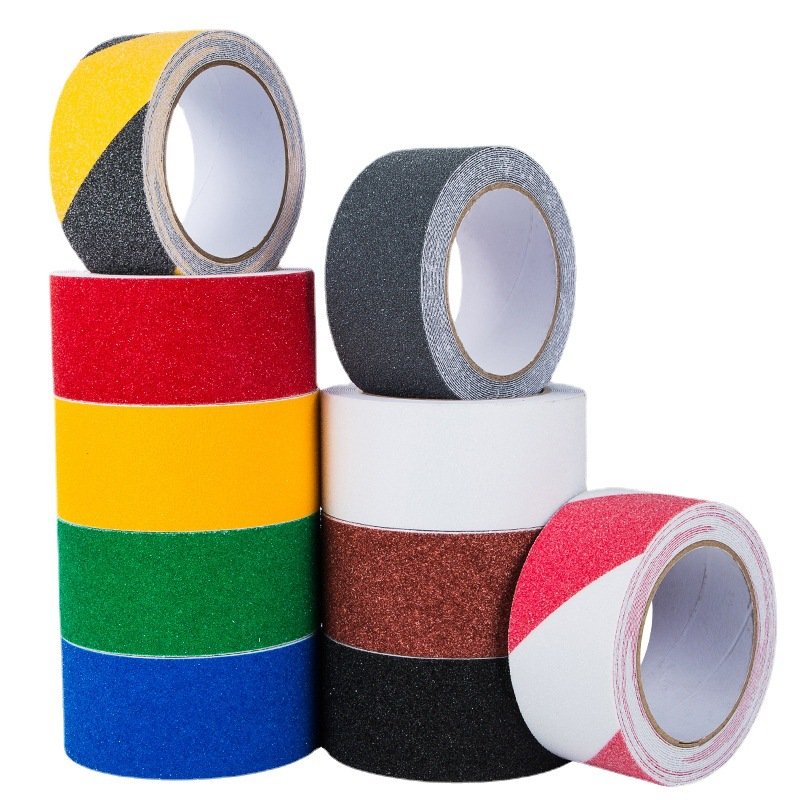 Waterproof Anti Slip Safety Tape Heavy Duty Abrasive Adhesive Black Tape for Outdoor/Indoor Stairs Steps Floor