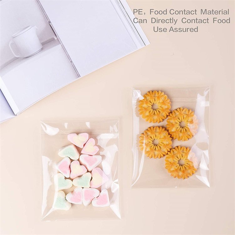 Self Sealing Plastic OPP Self Adhesive Transparent Bags for Packaging Shirts Clothes Candy and Pastries