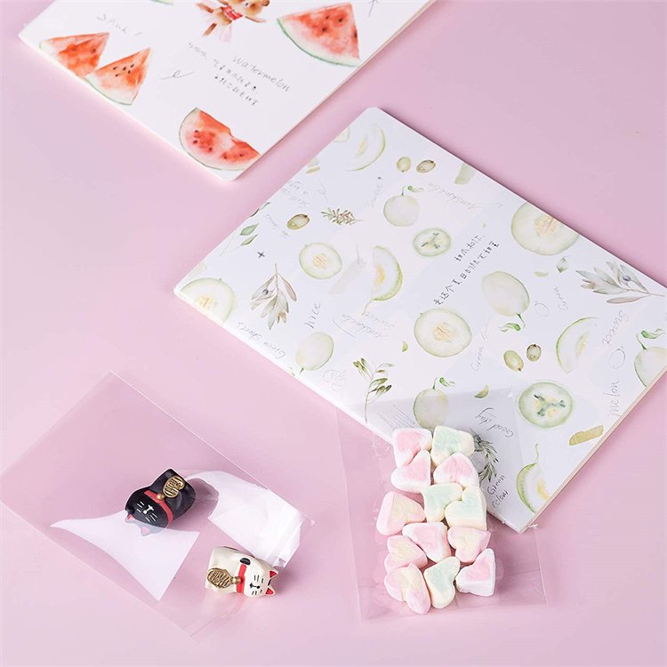 Self Sealing Plastic OPP Self Adhesive Transparent Bags for Packaging Shirts Clothes Candy and Pastries