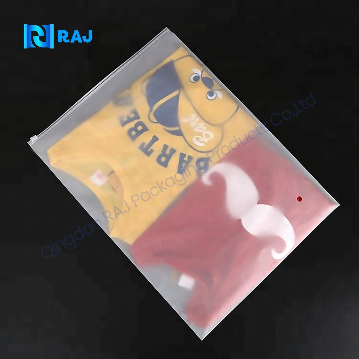 Suffocation Warning PE Polybags With Logo Plastic Clothing Packaging Bags Self Adhesive Seal plastic Bags With Closure 6X9 8X10