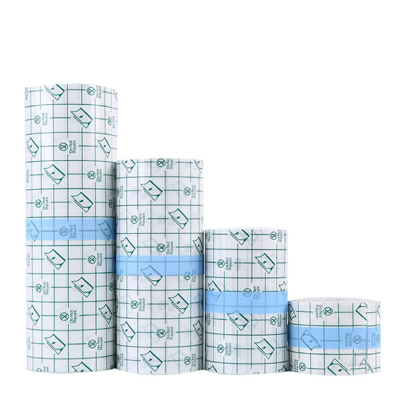 Wound Care Transparent Waterproof Adhesive Pu Film Wound Dressing Medical Ultra-thin Breath Pu Dressing Roll
