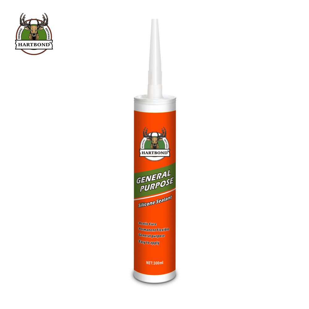 Factory Made Acetic GP RTV Glass Sealant Glue Waterproof Clear Silicone Sealant For Window