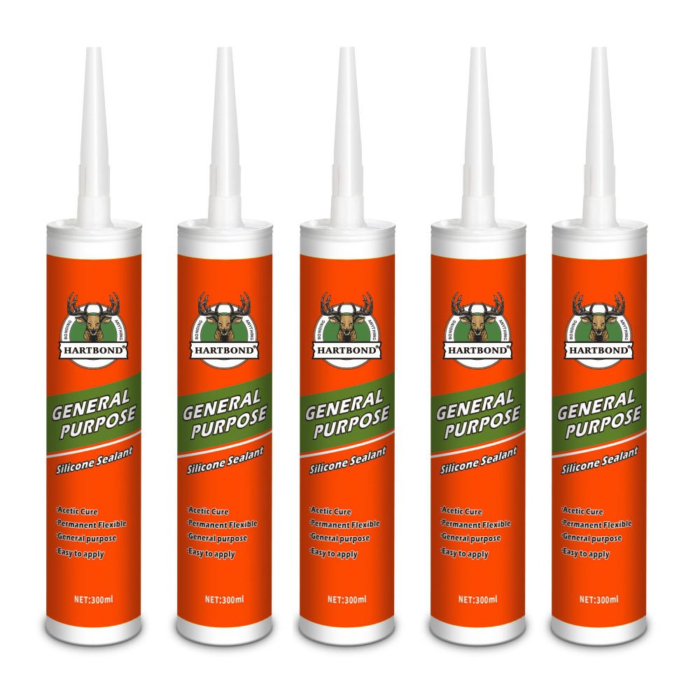 Factory Made Acetic GP RTV Glass Sealant Glue Waterproof Clear Silicone Sealant For Window