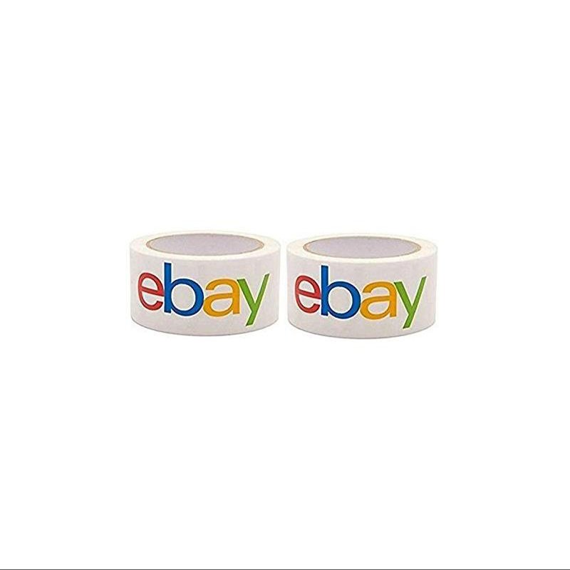 2" x 100m x 2Mil eBay Logo Brand printed BOPP Packing Tape for Shipping