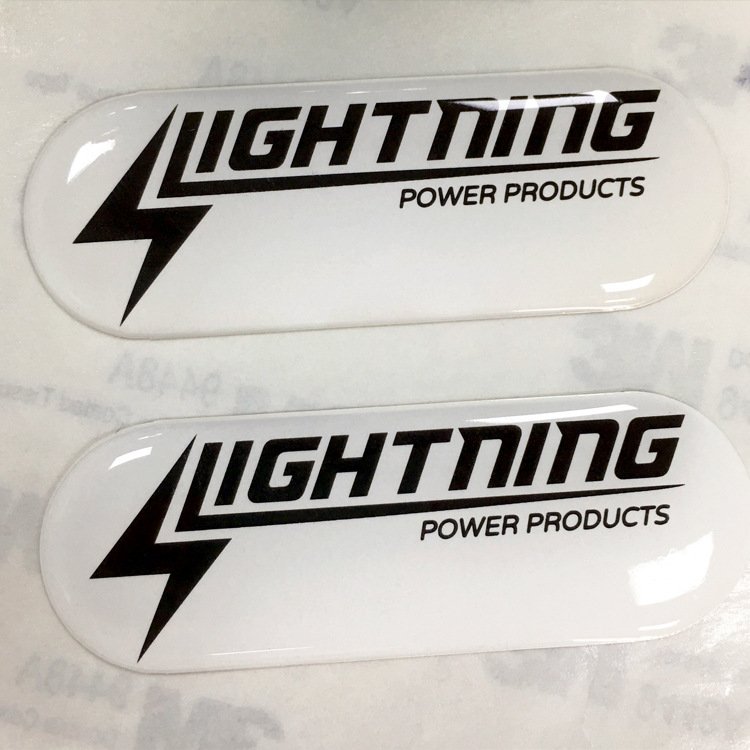 Custom Adhesive Business Logo Printing Clear Resin Sticker Polyurethane Crystal Dome Gel 3D Custom Epoxy Sticker
