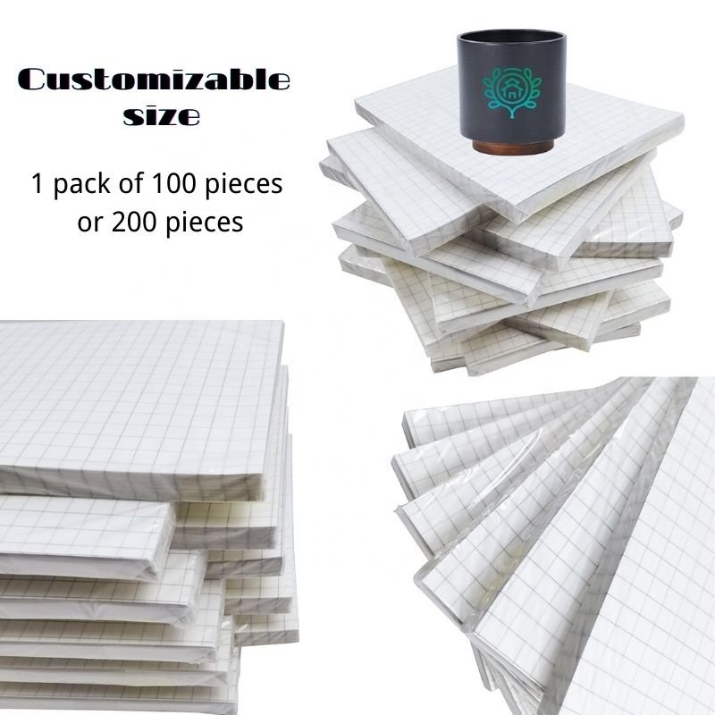 OBM Transfer Paper Tape Roll transfer tape for DIY craft vinyl Grid Application Tape for Adhesive Vinyl film