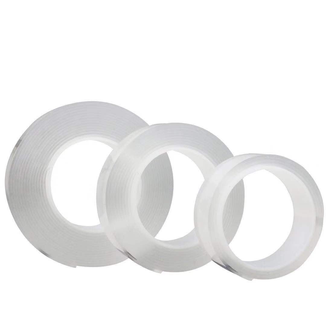 Popular 1M/2M/3M/5M Nano Tape Double Sided Tape Transparent NoTrace Reusable Waterproof Adhesive Tape Cleanable Home