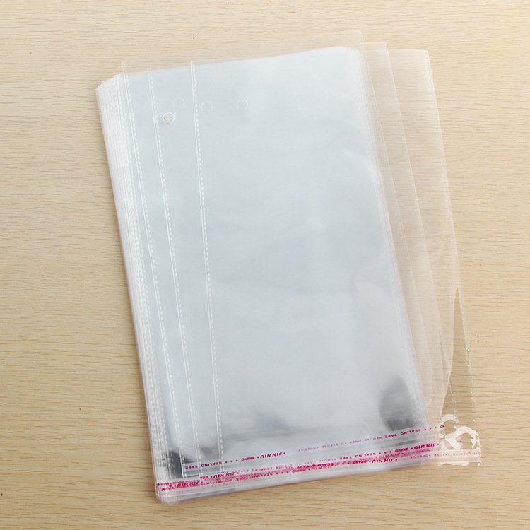 Low Moq Products Goods Factory Price Customized Packaging Transparent Clear Opp Plastic Bags With Self Adhesive