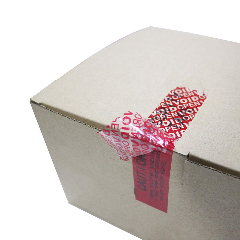 Seal Anti-Forgery Sealing Security Bag Adhesive Packing Box Custom Printed Transfer Tamper Evident Void Tape