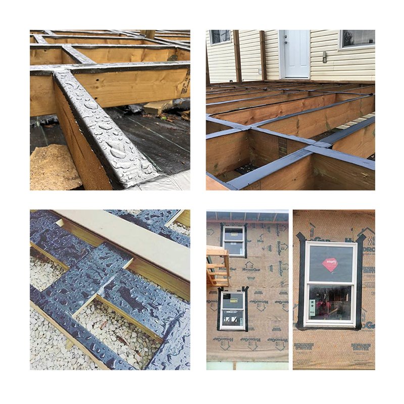 Self Adhesive Waterproof Floor Beams Deck Covering Joist Seal Butyl Tape for Decking