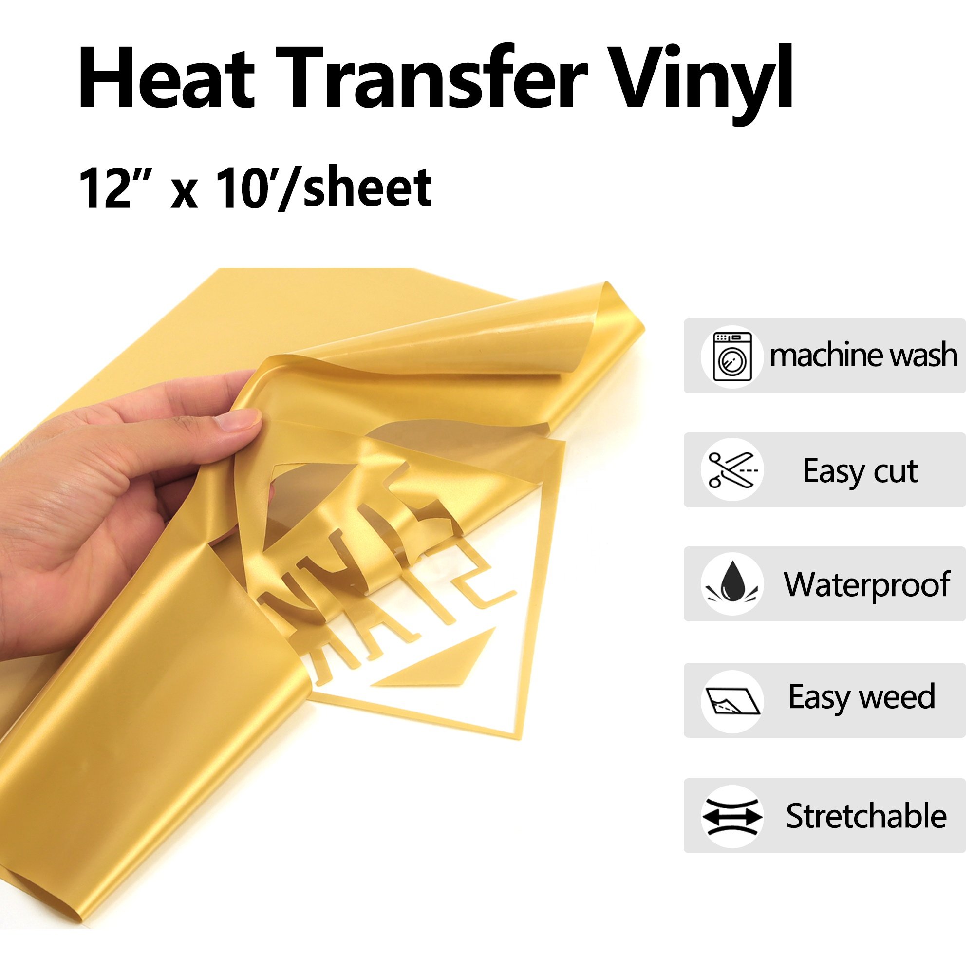Top heat transfer vinyl pvc glossy with sticky competitive price multi-colors flexible thermal press paper machine washable
