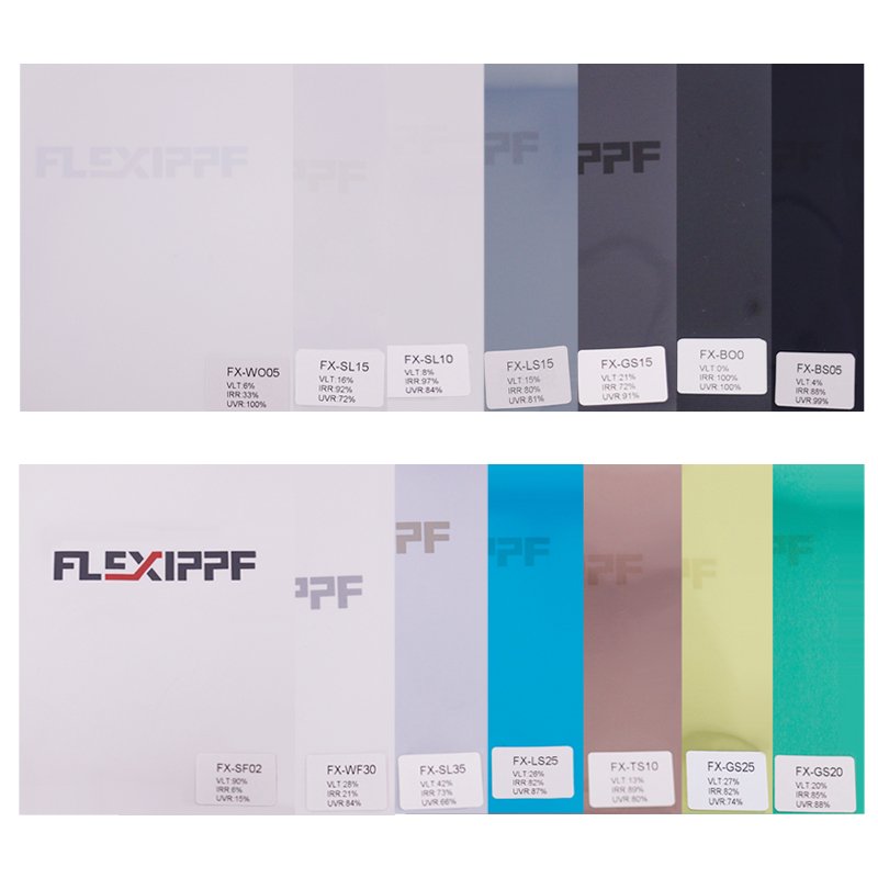 self adhesive colored architectural window film tinted architectural glass privacy film