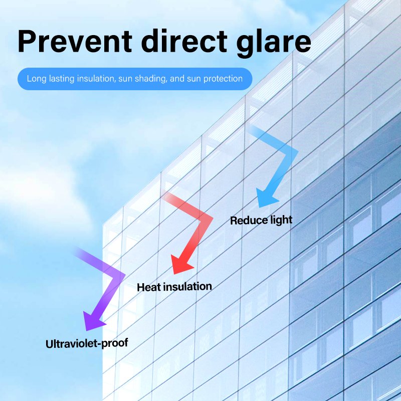 self adhesive colored architectural window film tinted architectural glass privacy film