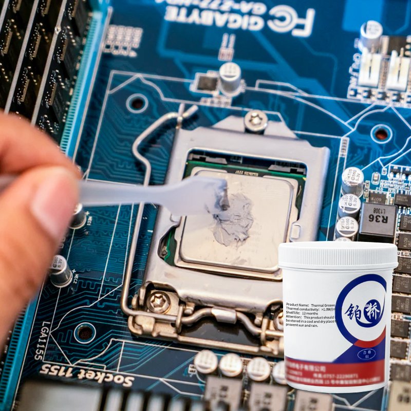 One component confidential fixing epoxy adhesive single IC bonding thermally conductive adhesive