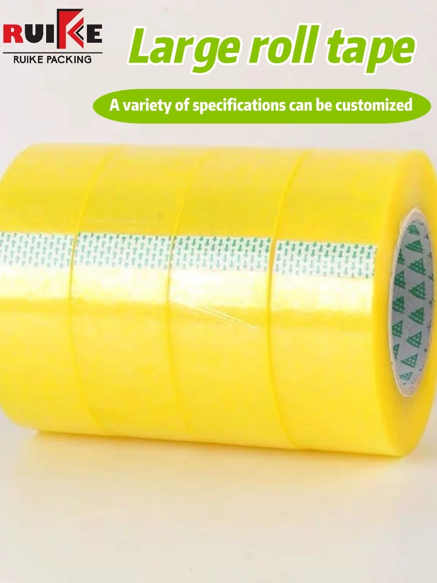 BOPP Self Adhesive Tape Custom Jumbo Roll Transparent Clear Packing Tape Logo Printed Packing Tape For Sealing Cartons