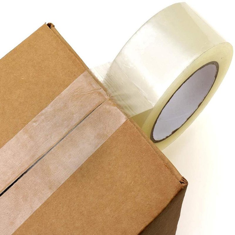 Custom Bopp Adhesive Heavy Duty Clear Brown Packing Tape 48Mmx100M For Sealing Cart Packaging Bopp