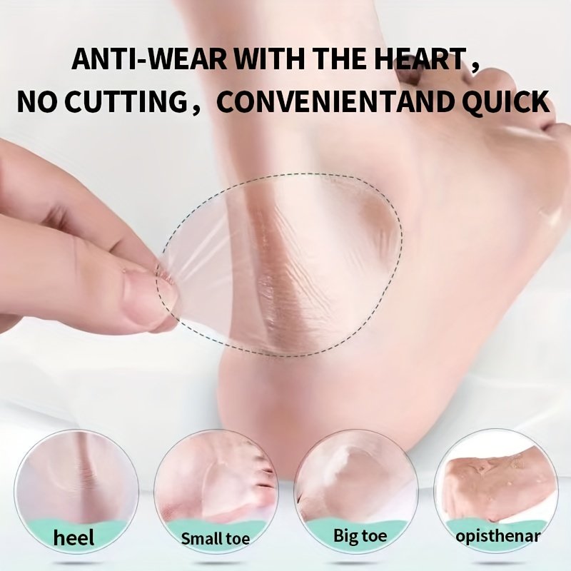 Adhesive Heel Protectors Blister Prevention Pads Blister Plaster for Comfortable Foot Care