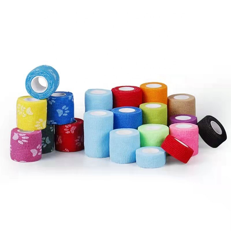 Tattoo aftercare bandage/cohesive adhesive bandage/self-adhesive bandage for grasping tape tattoo