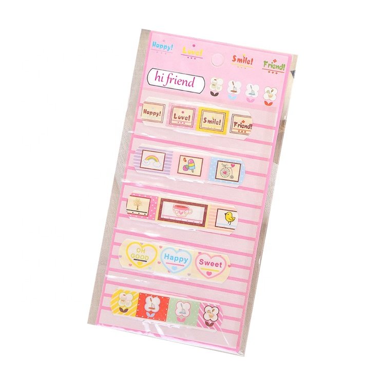 Cartoon cute Pattern Band Aid Hemostasis Adhesive Bandages First Aid Emergency Kit Wound Plaster waterproof Patches for Kids