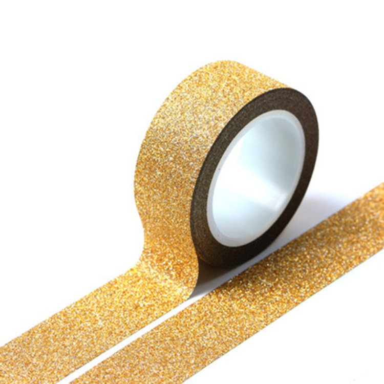 Color golden onion film tape, glitter effect tape