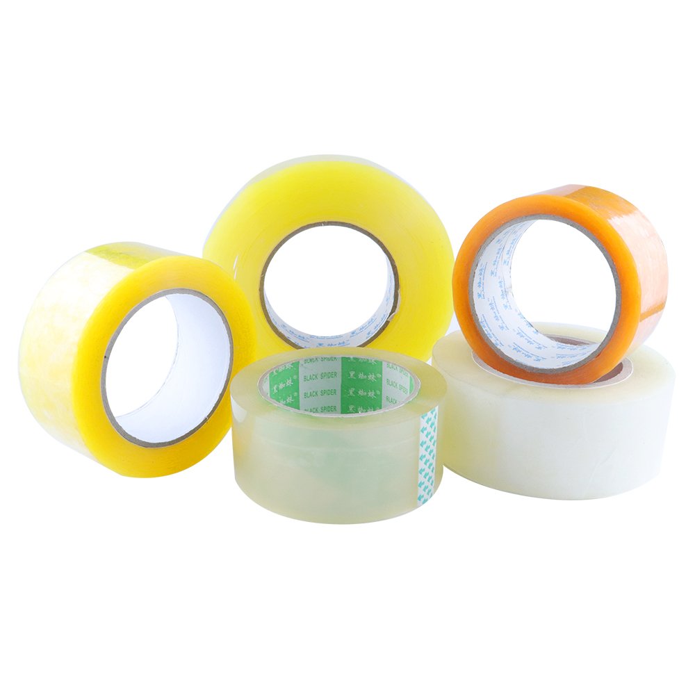 Clear Box Sealing Jumbo Roll Adhesive Tape Bopp Packing Tape For Heavy Duty Shipping Moving