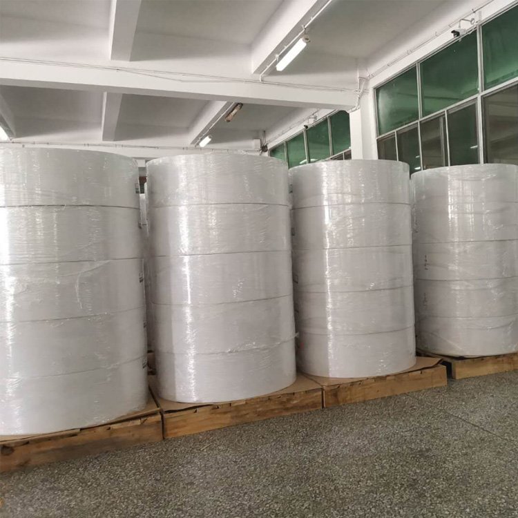 Hot selling blank coated paper self adhesive thermal label rolls jumbo