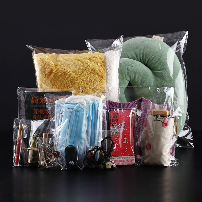 Transparent Durable Thickened Resealable Waterproof Polyethylene Plastic Cellophane PE OPP Self Adhesive Clear Bags