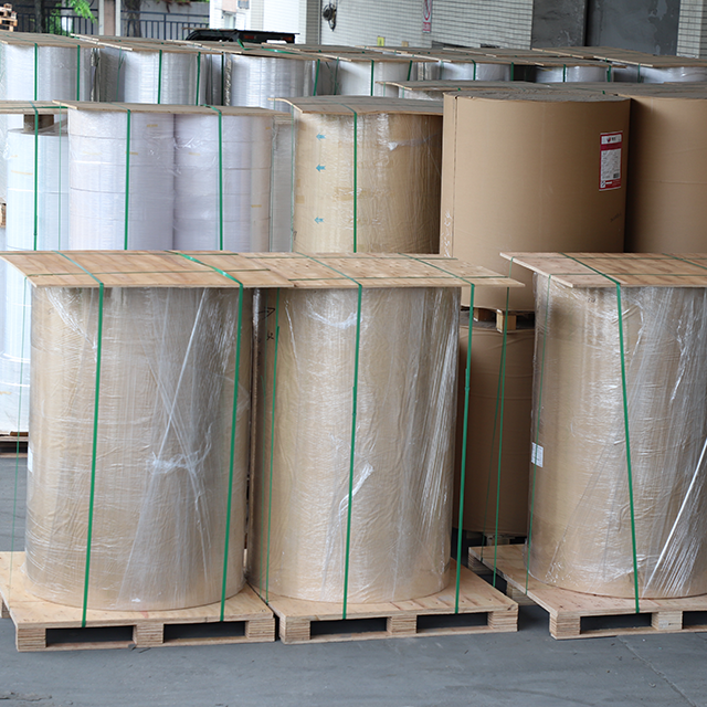 Likexin Thermal Transfer And And Direct Thermal Matt Finish Self Adhesive Sticker Jumbo Rolls