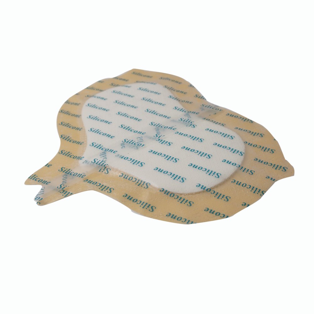 Wound Dressing Sacrum Foam Bandages Silicone Adhesive Border Waterproof Sacral Pads Absorbent Bed Sore Pressure Dressing