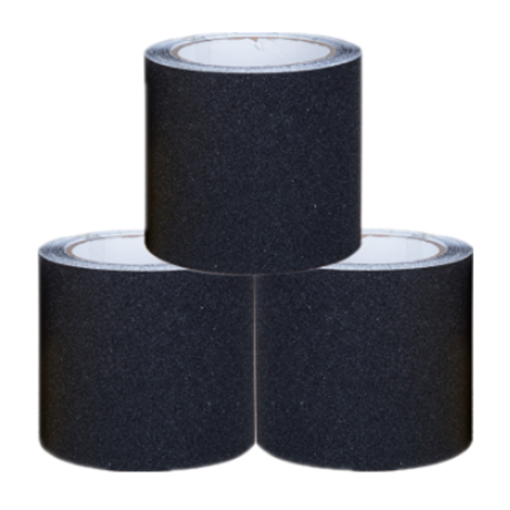 Non-Slip Stair Treads Tape Heavy Duty Black Yellow Anti Slip Adhesive Tape Roll for Outdoor Stairs "watch your step"