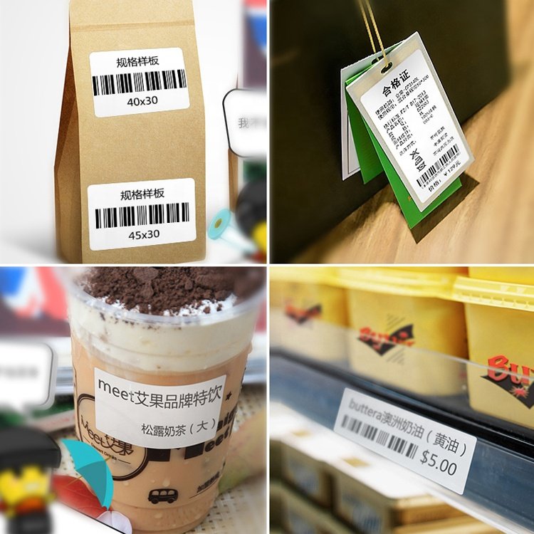 1000 labels 80x60 plasticizer proof top coated direct thermal self adhesive paper barcode sticker label roll