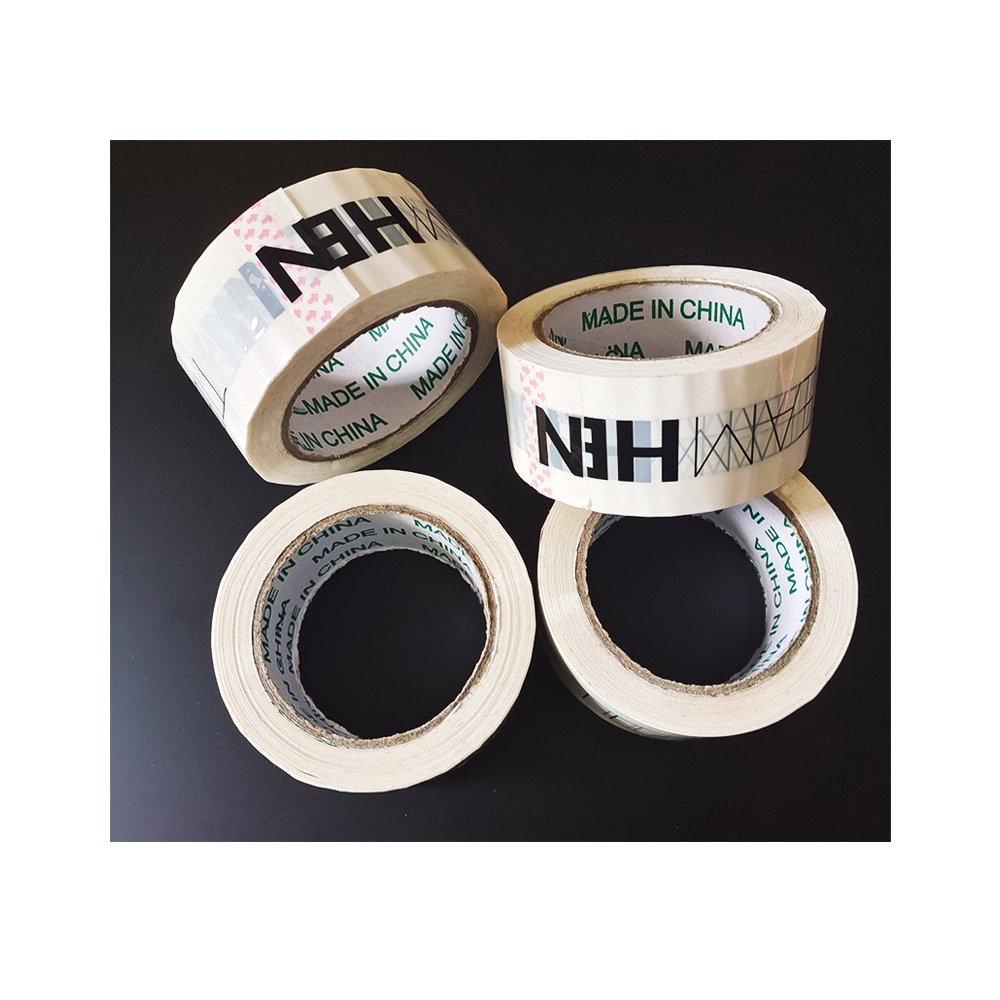 Custom logo printed packaging adhesive BOPP tape branded clear tape packing tape for carton sealing