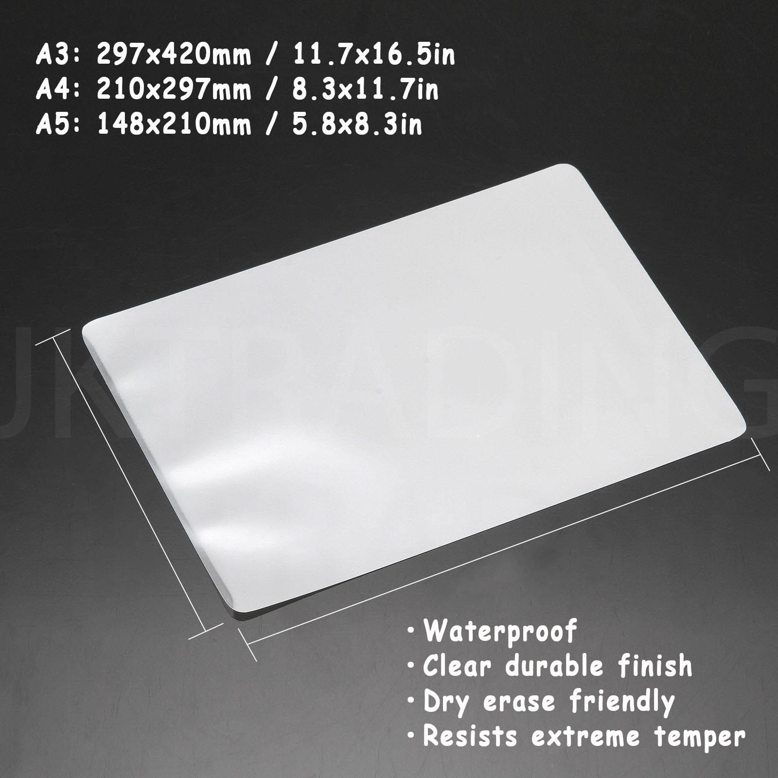 Pet film plastic sheet ponographic film A4 size waterproof dust sheet 3mil