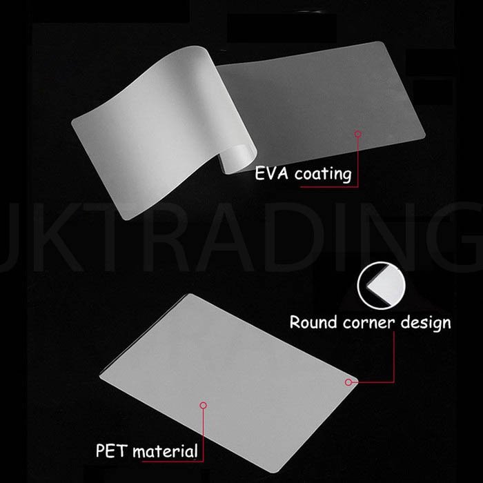 Pet film plastic sheet ponographic film A4 size waterproof dust sheet 3mil