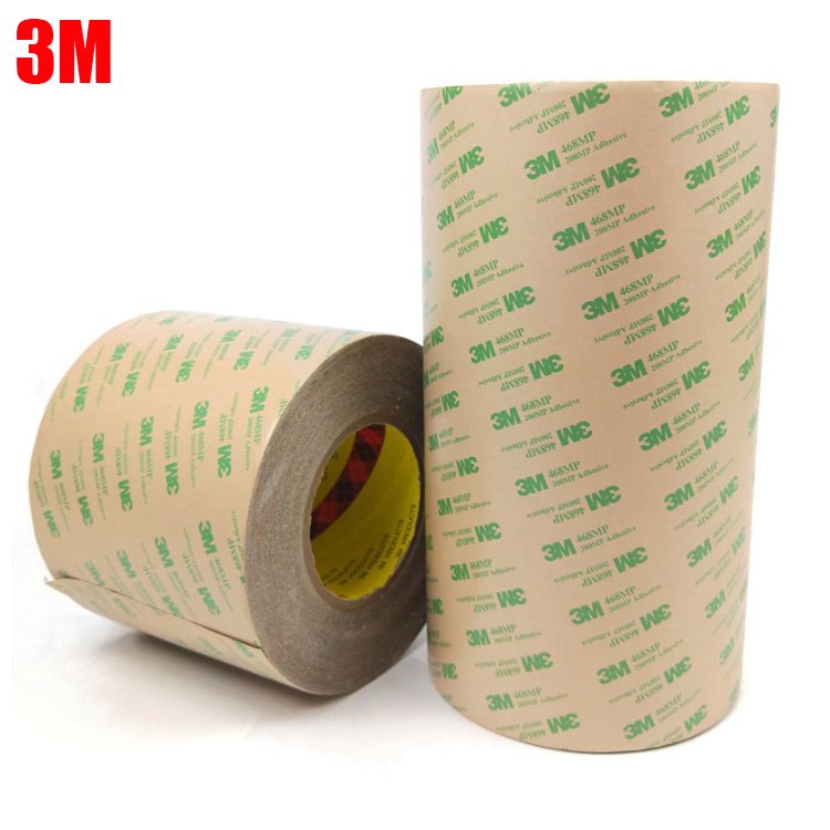 3 M 468mp 200mp adhesive transfer tape 12" x 60 yds clear transfer 3 m tape roll