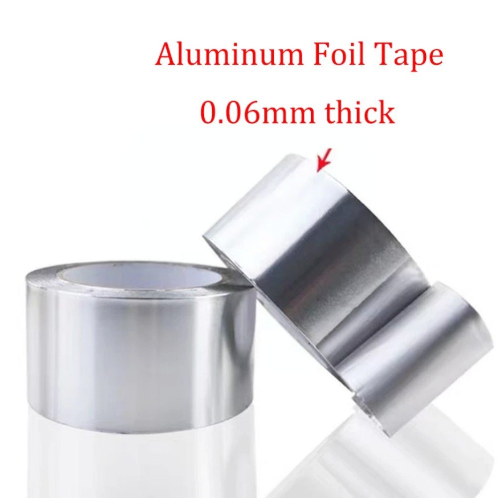15mm 48mm heat resistant reinforced double side electrically conductive silver aluminum foil adhesive tape