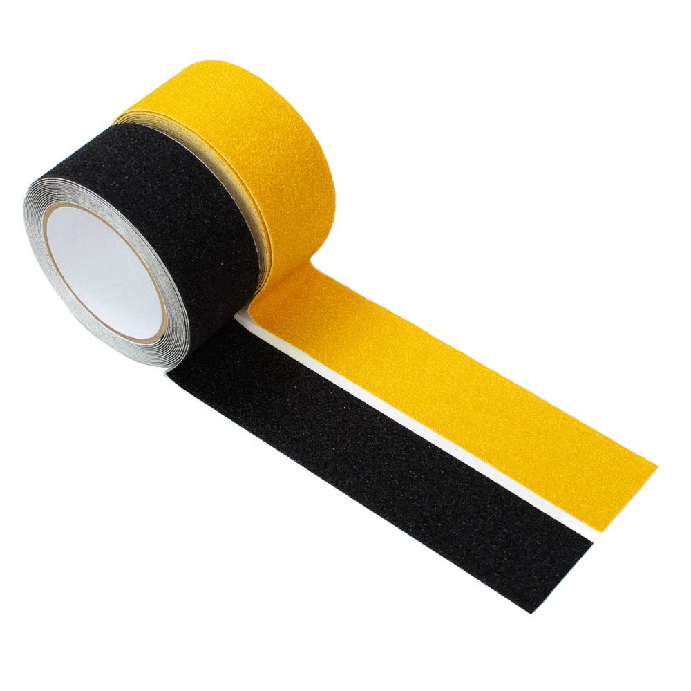 2- Custom Logo Waterproof Colorful Luminous Stair Step Ramp Traction Tread Staircase PVC PET PEVA Anti Slip Self Adhesive Tape