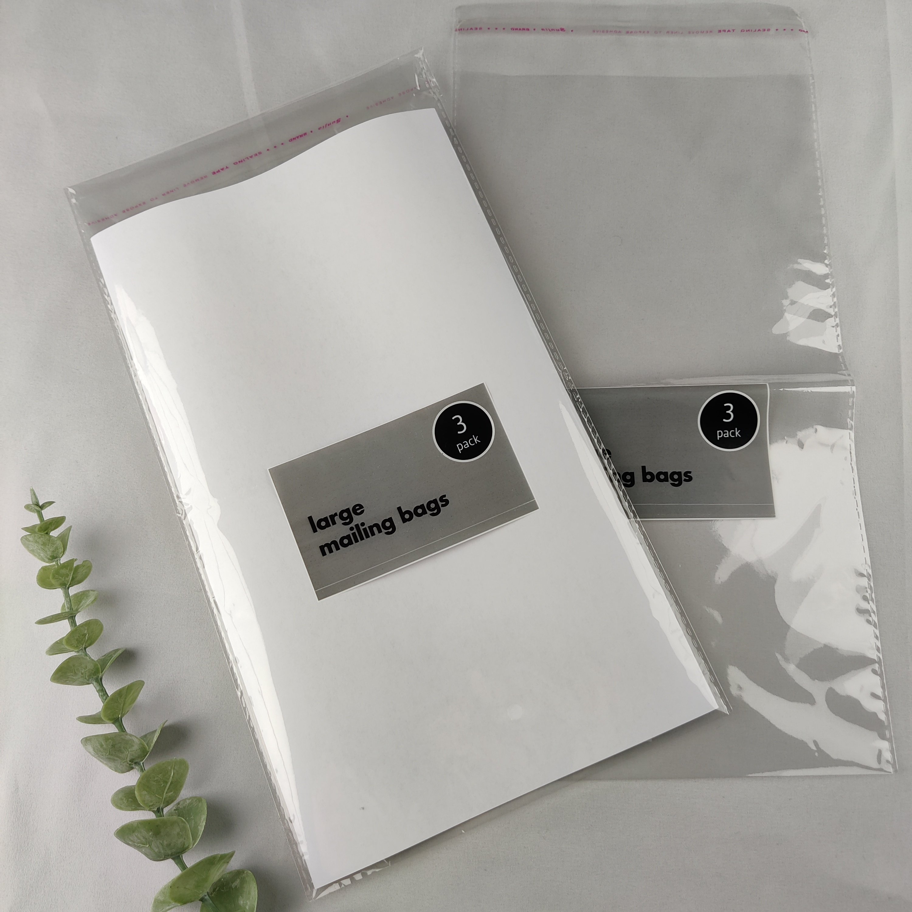 Custom Logo Clothing Clear Package Plastic OPP Bag Self Adhesive Seal Cello Bag Transparent Cellophane Bags with adhesive