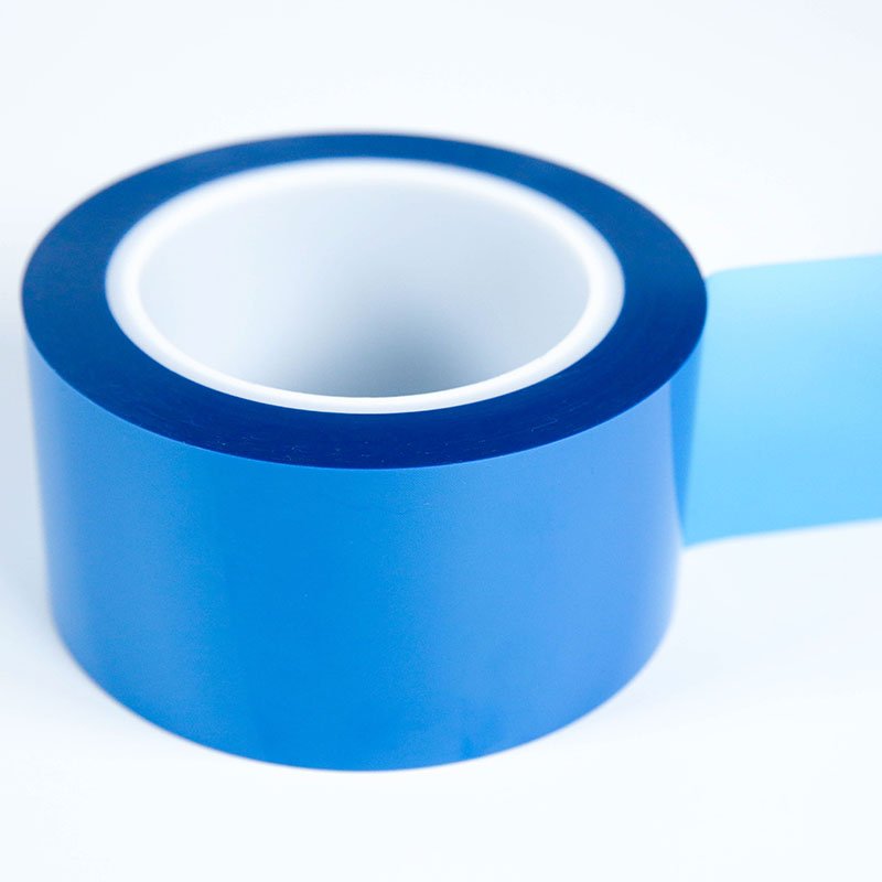 Polyester Film Tape Acid and Alkali Resistance Electroplating Protective Silicone Tape PET High Temperature Blue Masking YUFFEN